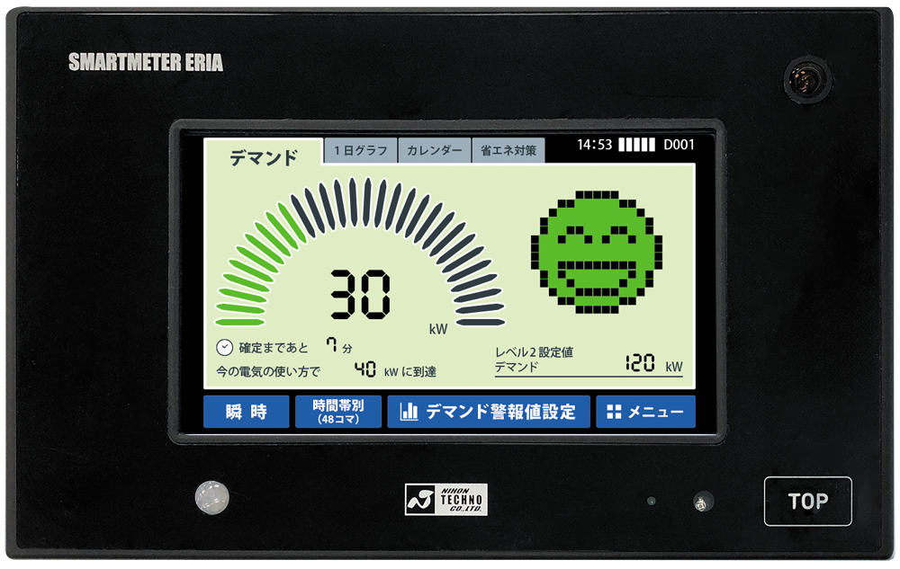 電気の見える化を実現するスマートメーター エリアSMARTMETER ERIA|日本テクノ株式会社の製品・サービス